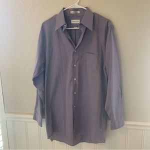 Van-Heusen long sleeve light purple color dress shirt